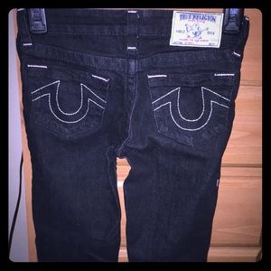Girls skinny True religion jeans size 8
